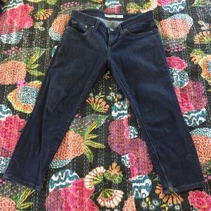 Joe’s cigarette cut jeans.